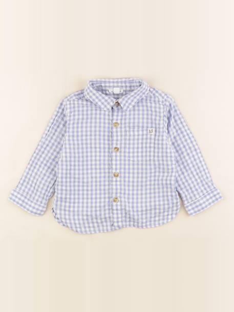 Chemise - 12 mois Bleu 1 - vertbaudet enfant 
