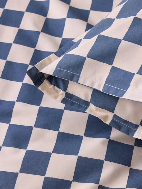 Taie d'oreiller percale de coton 'marius' Bleu+Vert 5 - vertbaudet enfant 
