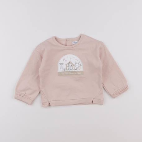 Sweat - 12 mois Rose 1 - vertbaudet enfant 