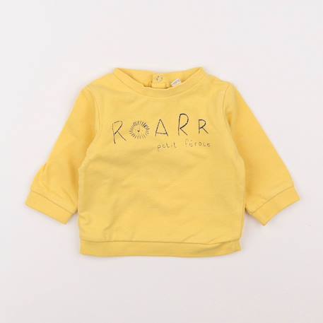 Sweat - 3 mois Jaune 1 - vertbaudet enfant 