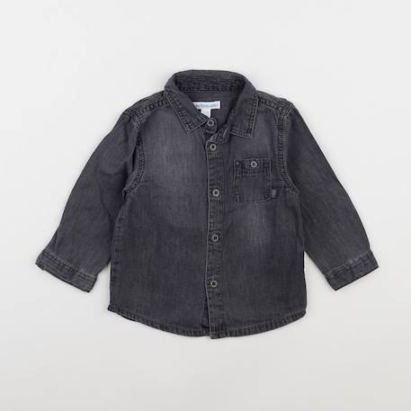 Chemise - 12 mois Gris 1 - vertbaudet enfant 