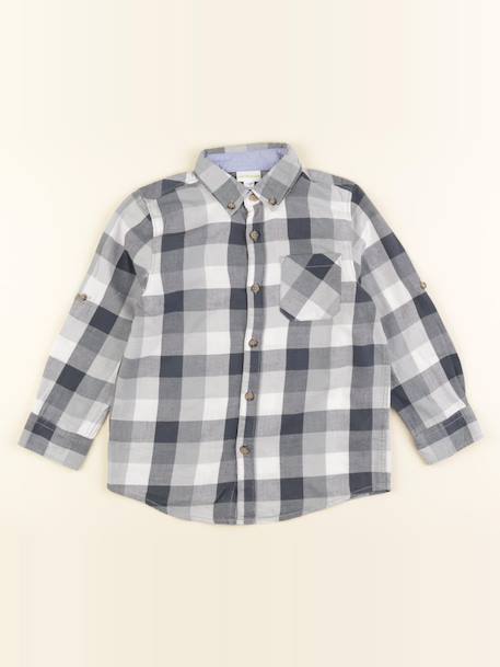 Chemise - 6 ans Blanc, vert 1 - vertbaudet enfant 