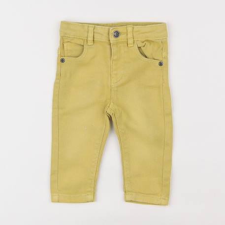 Jean - 6 mois Jaune 1 - vertbaudet enfant 