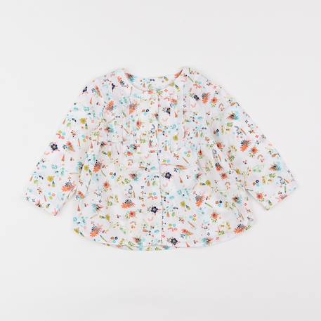 Blouse - 12 mois Blanc 1 - vertbaudet enfant 