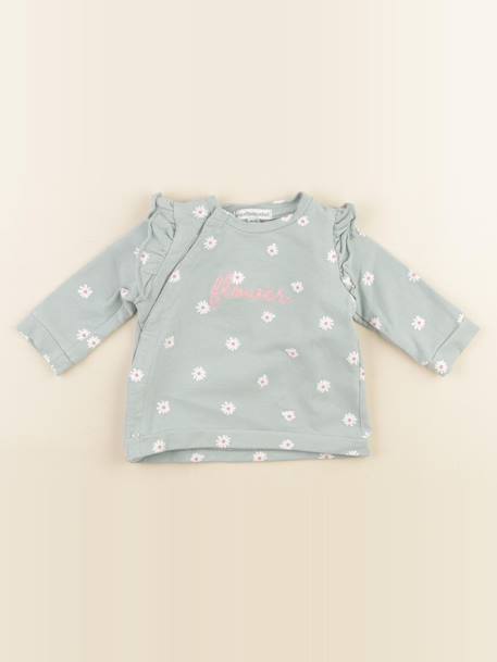 Sweat - 3 mois Vert 1 - vertbaudet enfant 