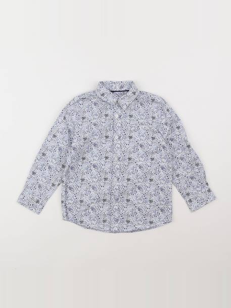Chemise - 5 ans Blanc, bleu 1 - vertbaudet enfant 
