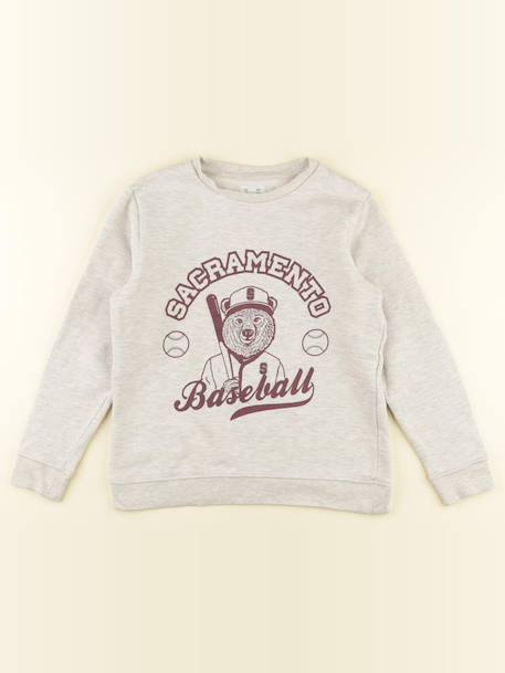Sweat - 10 ans Gris 1 - vertbaudet enfant 