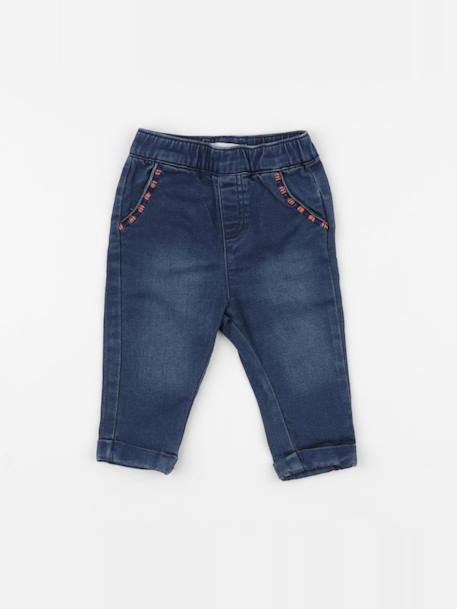 Jean - 6 mois Bleu 1 - vertbaudet enfant 