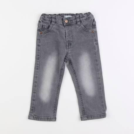 Jean - 18 mois Gris 1 - vertbaudet enfant 