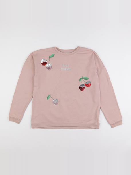 Sweat - 14 ans Rose 1 - vertbaudet enfant 