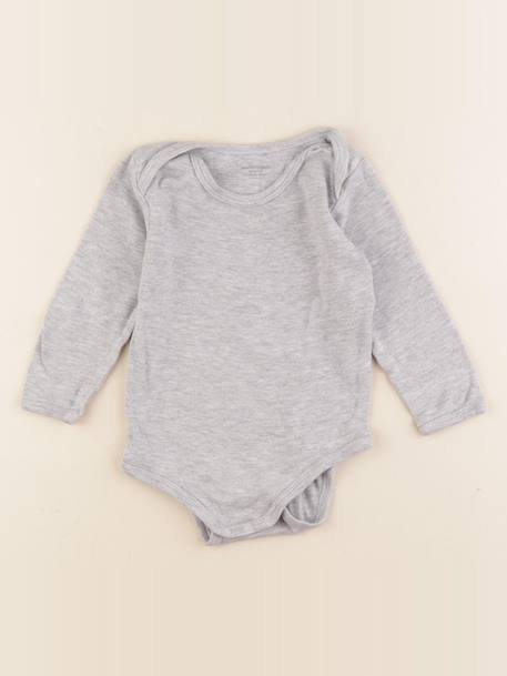 Body - 24 mois Gris 1 - vertbaudet enfant 