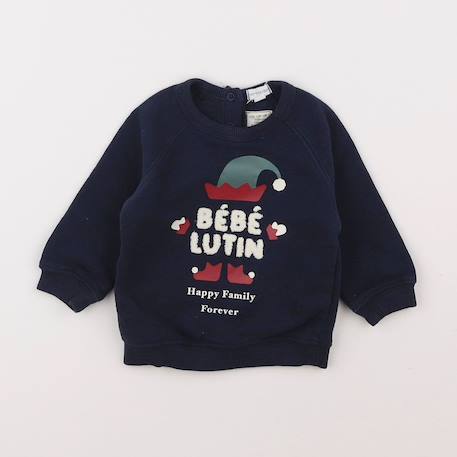 Sweat - 6 mois Bleu 1 - vertbaudet enfant 