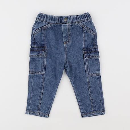 Jean - 6 mois Bleu 1 - vertbaudet enfant 