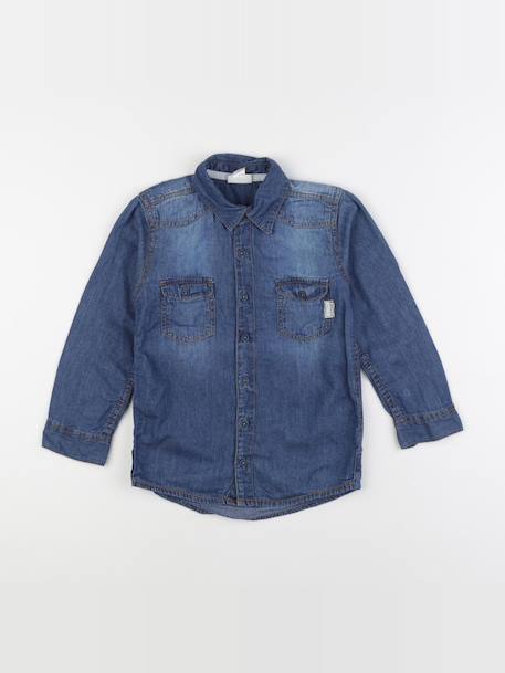 Chemise imprimé au dos - 6 ans Bleu 1 - vertbaudet enfant 