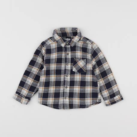Chemise - 18 mois Blanc, bleu 1 - vertbaudet enfant 