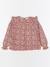 Blouse - 9 ans Blanc, orange 1 - vertbaudet enfant 