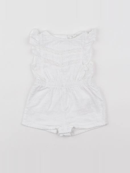 Combinaison - 6 mois Blanc 1 - vertbaudet enfant 