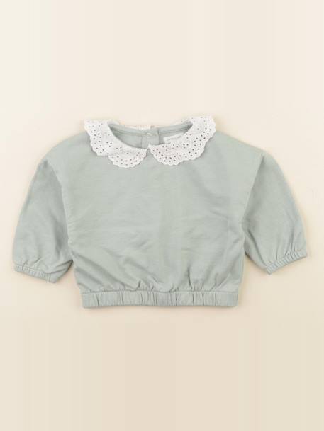Sweat - 6 mois Vert 1 - vertbaudet enfant 