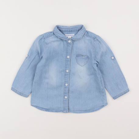 Chemise - 12 mois Bleu 1 - vertbaudet enfant 