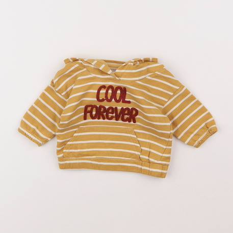 Sweat - 3 mois Blanc, jaune 1 - vertbaudet enfant 