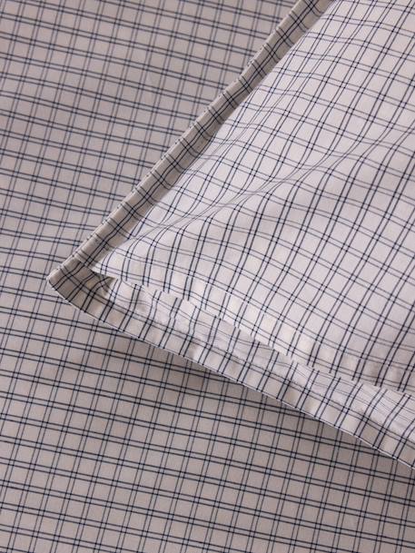 Taie d'oreiller percale de coton tissé teint  'marin' Bleu 5 - vertbaudet enfant 