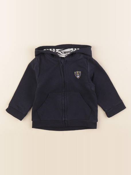 Sweat - 9 mois Bleu 1 - vertbaudet enfant 
