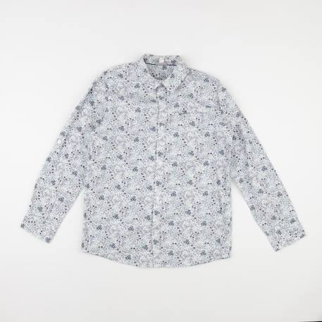 Chemise - 12 ans Blanc, bleu 1 - vertbaudet enfant 