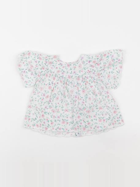 Blouse - 9 mois Blanc 1 - vertbaudet enfant 