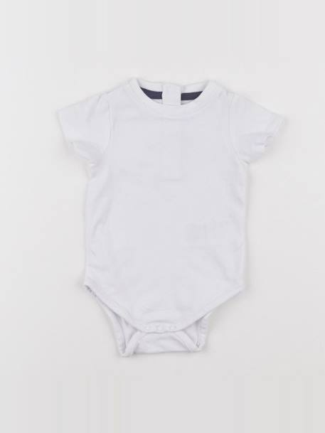 Body tee-shirt - 3 mois Blanc 1 - vertbaudet enfant 