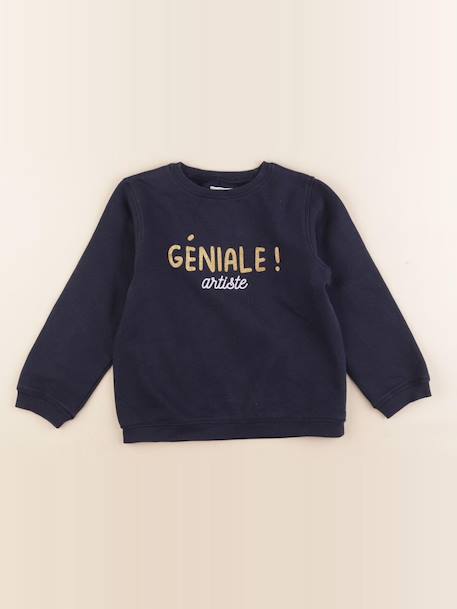 Sweat - 6 ans Bleu, or 1 - vertbaudet enfant 