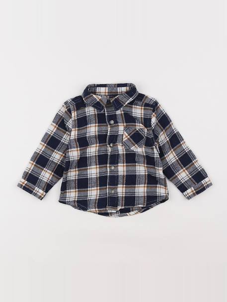 Chemise - 12 mois Bleu 1 - vertbaudet enfant 