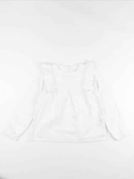 Blouse - 10 ans Blanc 1 - vertbaudet enfant 