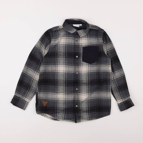 Chemise - 10 ans Bleu, gris 1 - vertbaudet enfant 