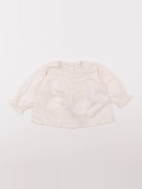 Blouse - 6 mois Beige 1 - vertbaudet enfant 