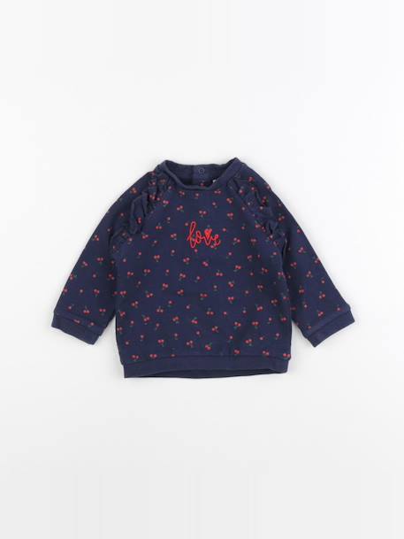Sweat - 3 mois Bleu 1 - vertbaudet enfant 