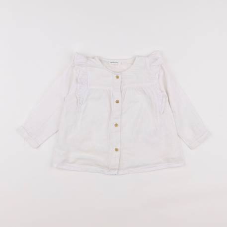 Blouse - 12 mois Blanc 1 - vertbaudet enfant 