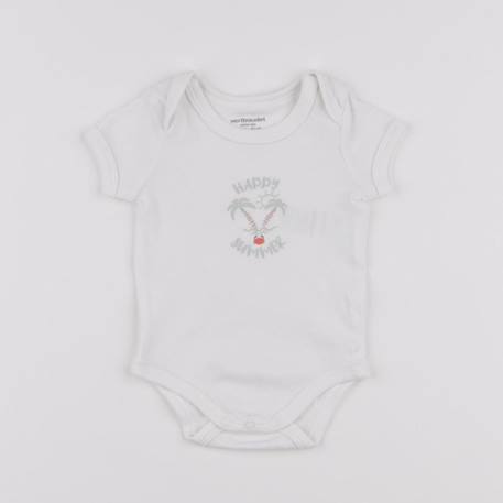 Body - 3 mois Blanc 1 - vertbaudet enfant 