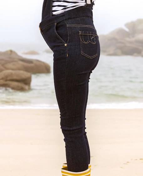 Jean de grossesse et post-partum slim sharon Brut+Noir 6 - vertbaudet enfant 