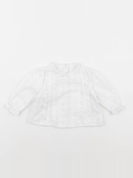 Blouse - 6 mois Blanc 1 - vertbaudet enfant 