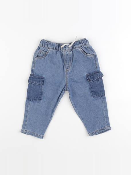 Jean - 6 mois Bleu 1 - vertbaudet enfant 