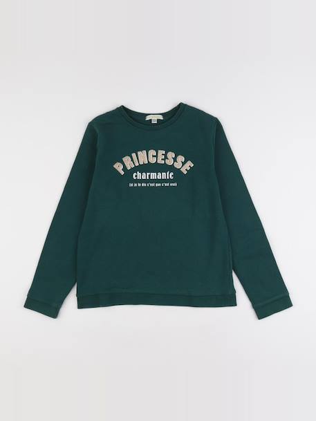 Sweat - 12 ans Vert 1 - vertbaudet enfant 