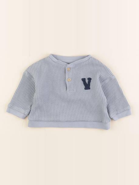 Sweat - 6 mois Bleu 1 - vertbaudet enfant 