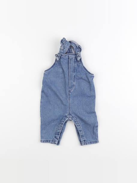 Salopette coton - 3 mois Bleu 1 - vertbaudet enfant 