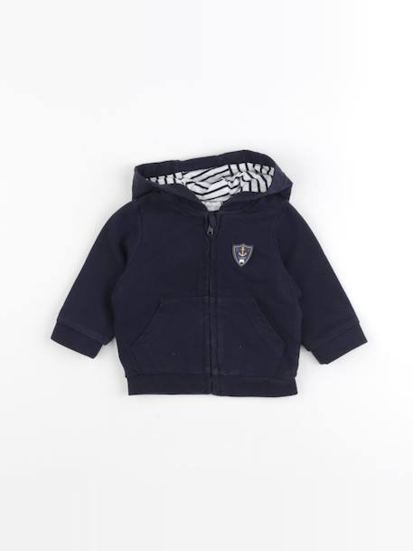 Sweat - 3 mois Bleu 1 - vertbaudet enfant 