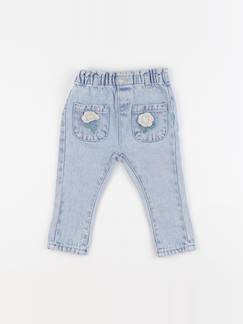 Seconde main-Fille-Pantalon-Jean - 9 mois