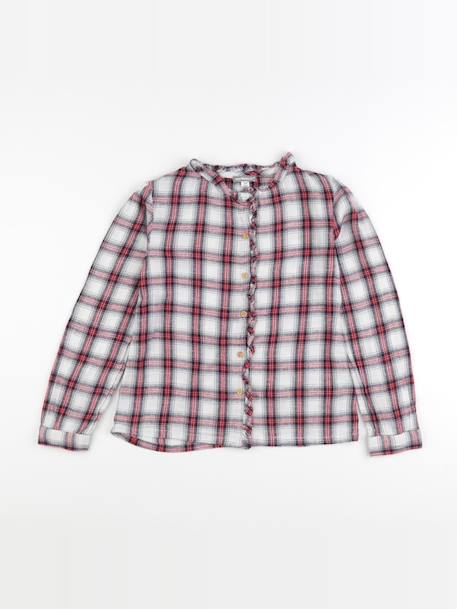 Blouse - 9 ans Blanc, rouge 1 - vertbaudet enfant 
