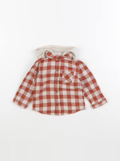 Chemise - 12 mois Rouge 1 - vertbaudet enfant 
