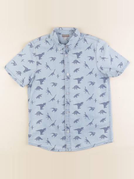 Chemise - 10 ans Bleu 1 - vertbaudet enfant 