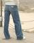 Jean de grossesse wide leg kelly mid Light blue+Mid blue 9 - vertbaudet enfant 
