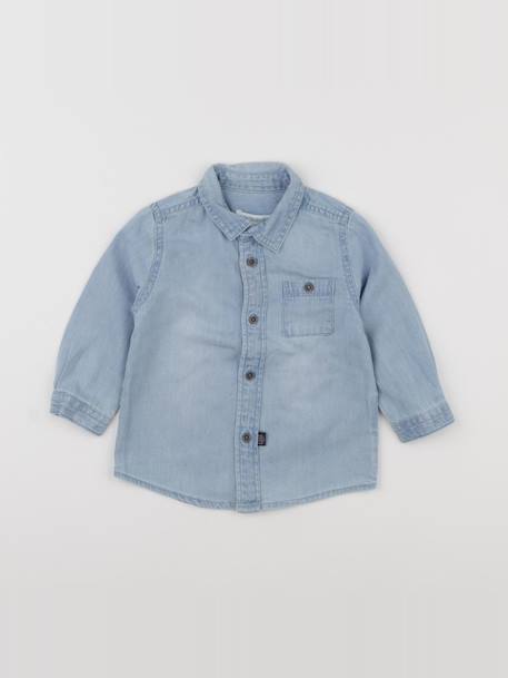 Chemise - 12 mois Bleu 1 - vertbaudet enfant 